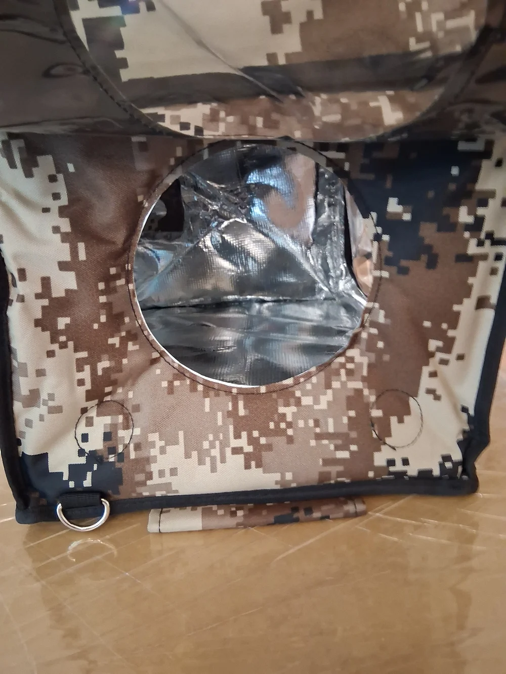 Camouflage Cat Carrier Travel Bag - Desert Camo